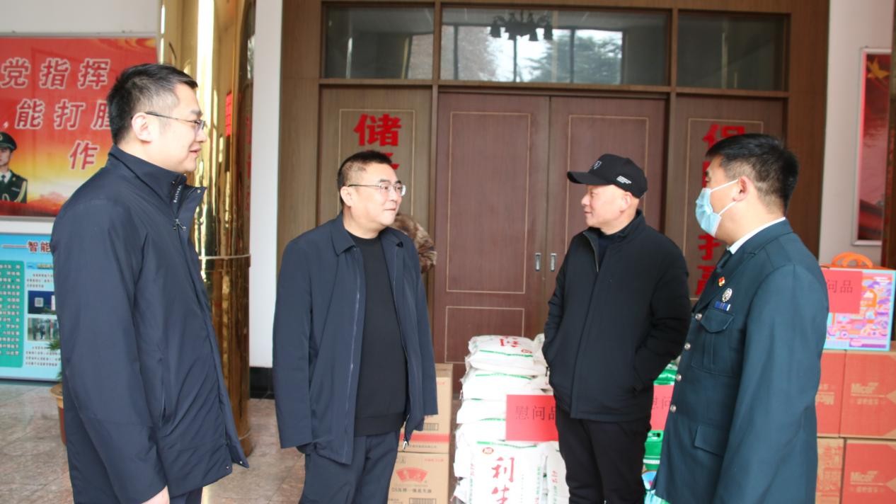 区委副书记于长海走访慰问联勤保障部队资产管理局济宁管理片区
